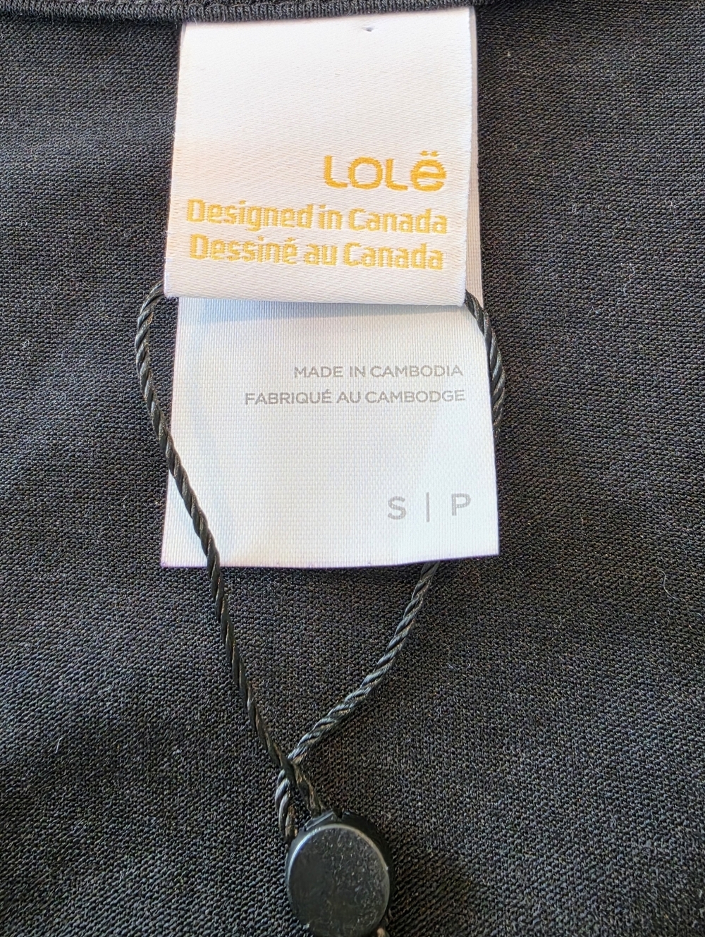 Lolë Performance Wool Tank Top Small Black Merino Blend Athletic Activewear NWT - Picture 4 of 10
